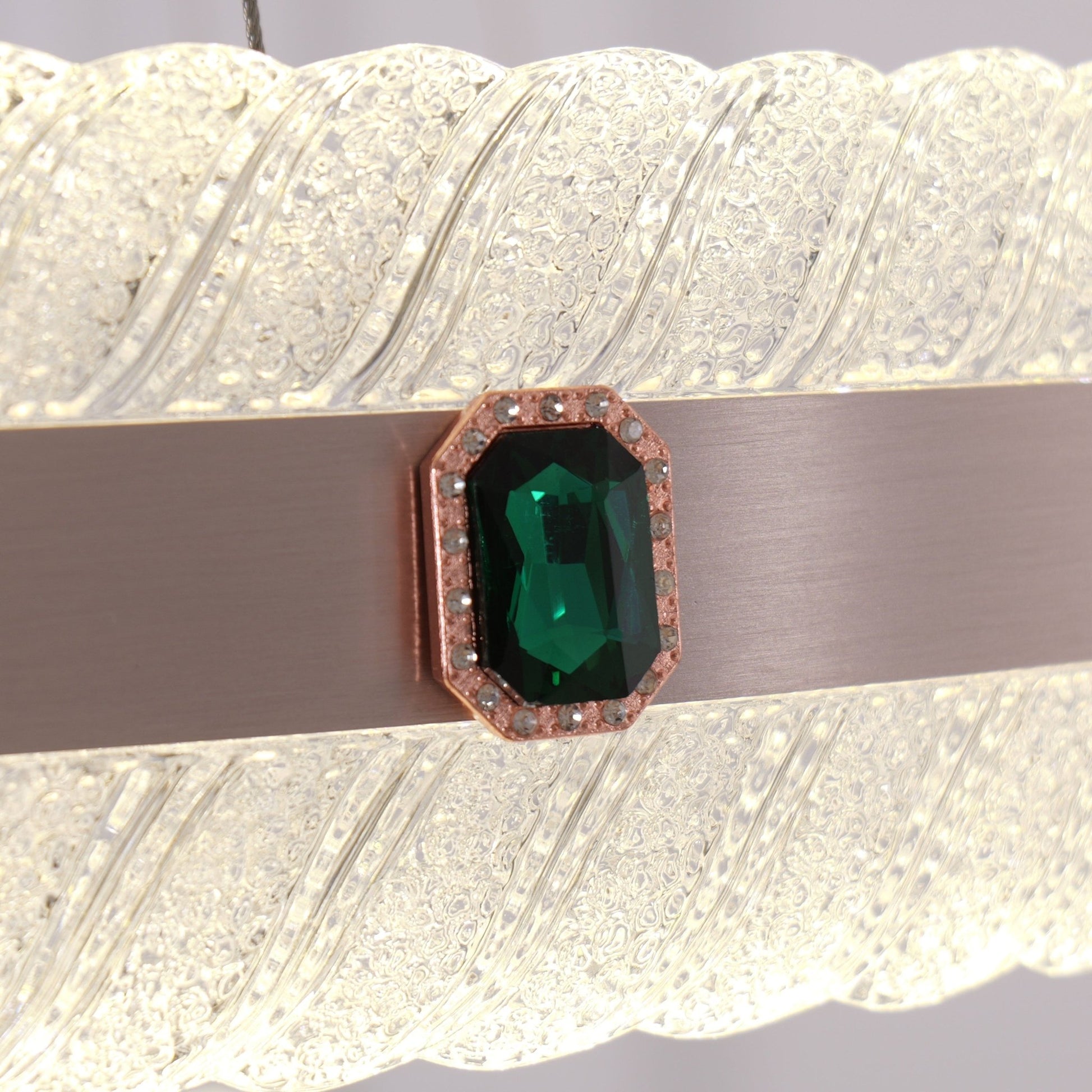 Lightsin Elegant Gold Interwoven Ring Pendant Light - House Comfort