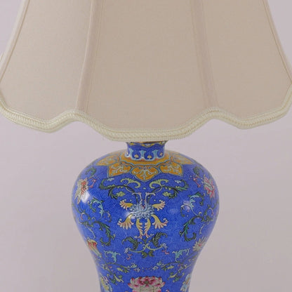 Lightsin Elegant Handcrafted Ceramic Table Lamp Collection with Floral Design - House Comfort