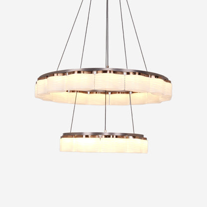 Lightsin Elegant LED Pendant Light with Onyx Glass Shade - House Comfort