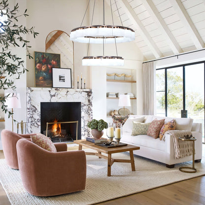 Lightsin Elegant LED Pendant Light with Onyx Glass Shade - House Comfort