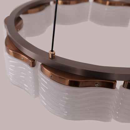 Lightsin Elegant LED Pendant Light with Onyx Glass Shade - House Comfort