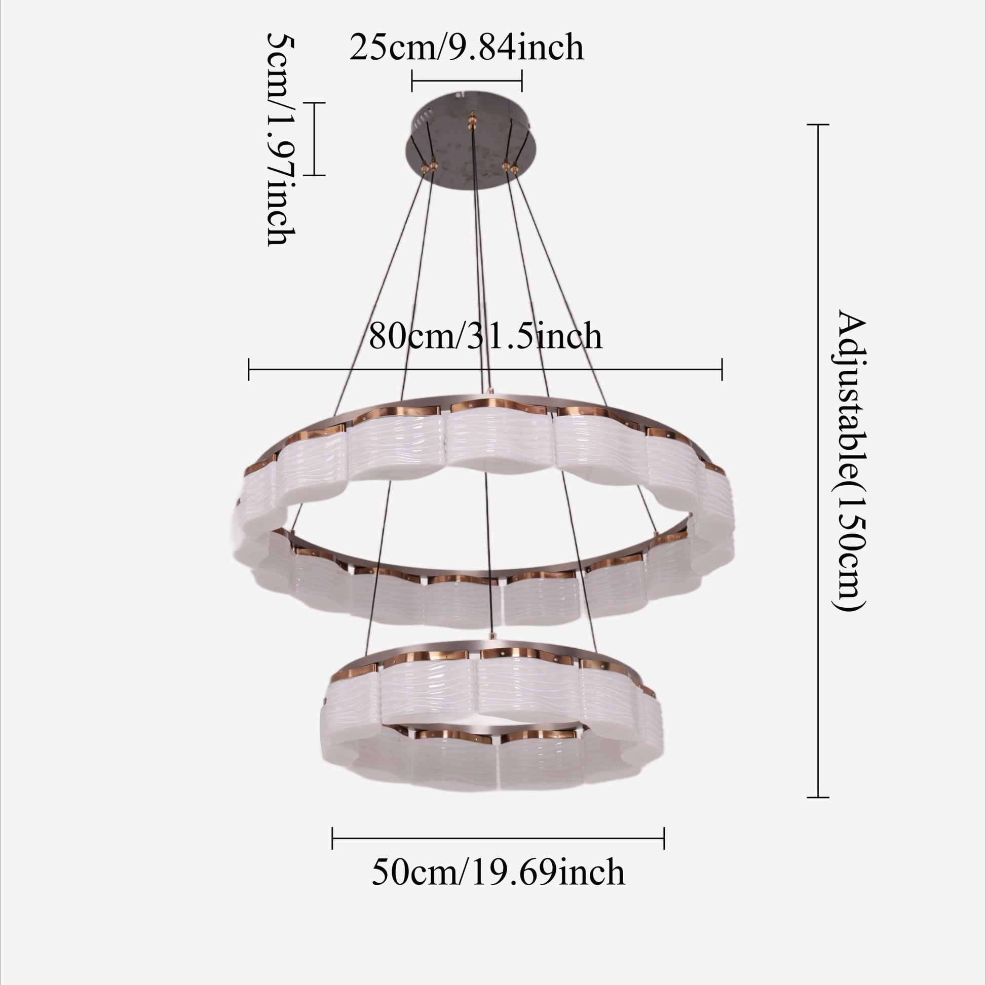 Lightsin Elegant LED Pendant Light with Onyx Glass Shade - House Comfort