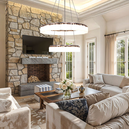 Lightsin Elegant LED Pendant Light with Onyx Glass Shade - House Comfort