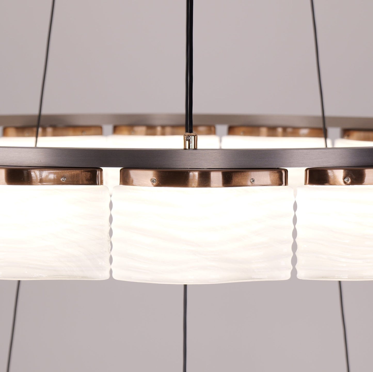 Lightsin Elegant LED Pendant Light with Onyx Glass Shade - House Comfort