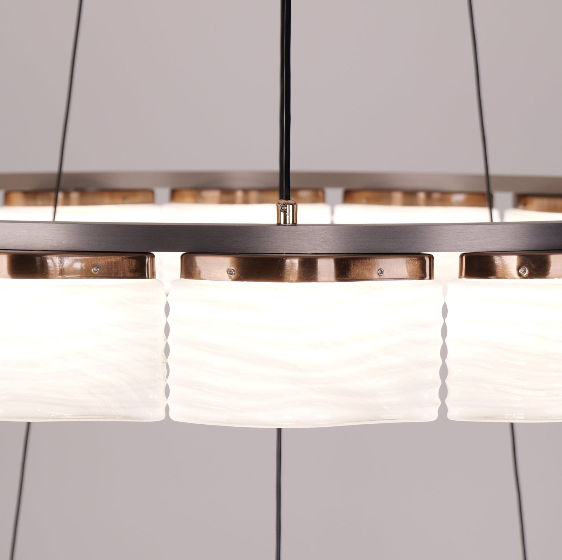 Lightsin Elegant LED Pendant Light with Onyx Glass Shade - House Comfort