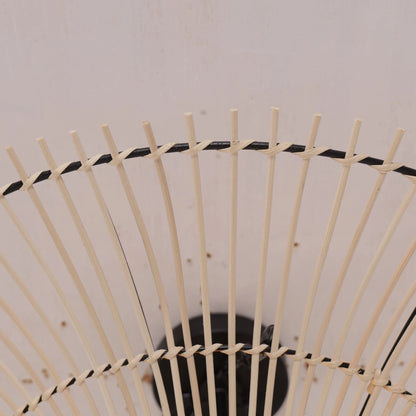 Lightsin Flying Saucer - Shaped LED Rattan Pendant Light - House Comfort