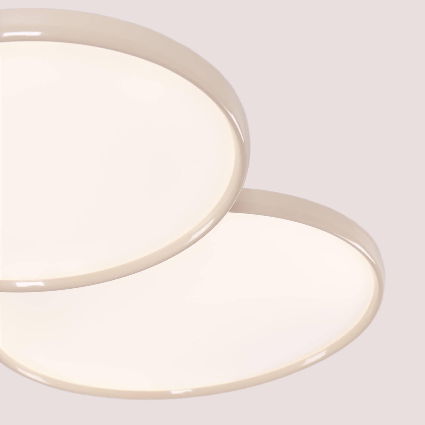 Lightsin Full Spectrum Dimmable Ivory White Aluminum Round LED Ceiling Light - House Comfort