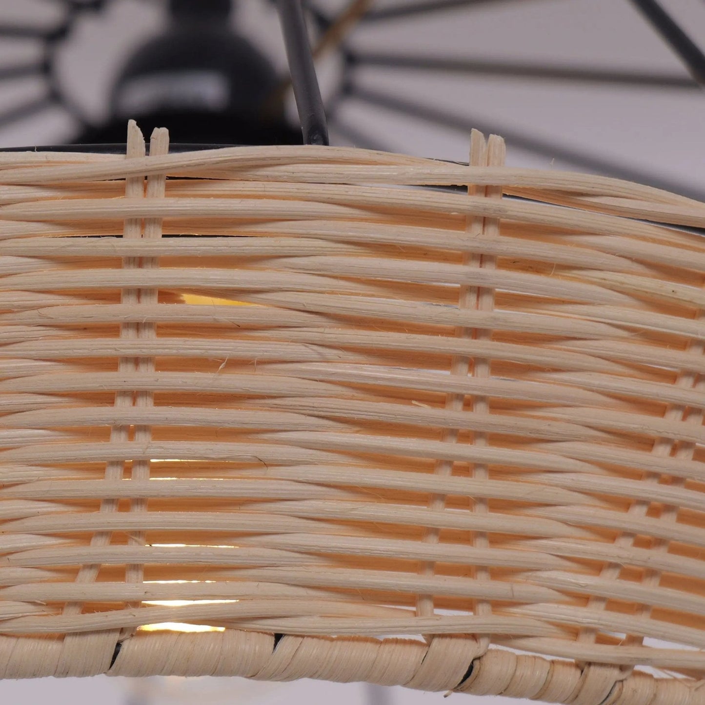 Lightsin Geometric Bamboo Pendant Light for a Touch of Natural Modernity - House Comfort