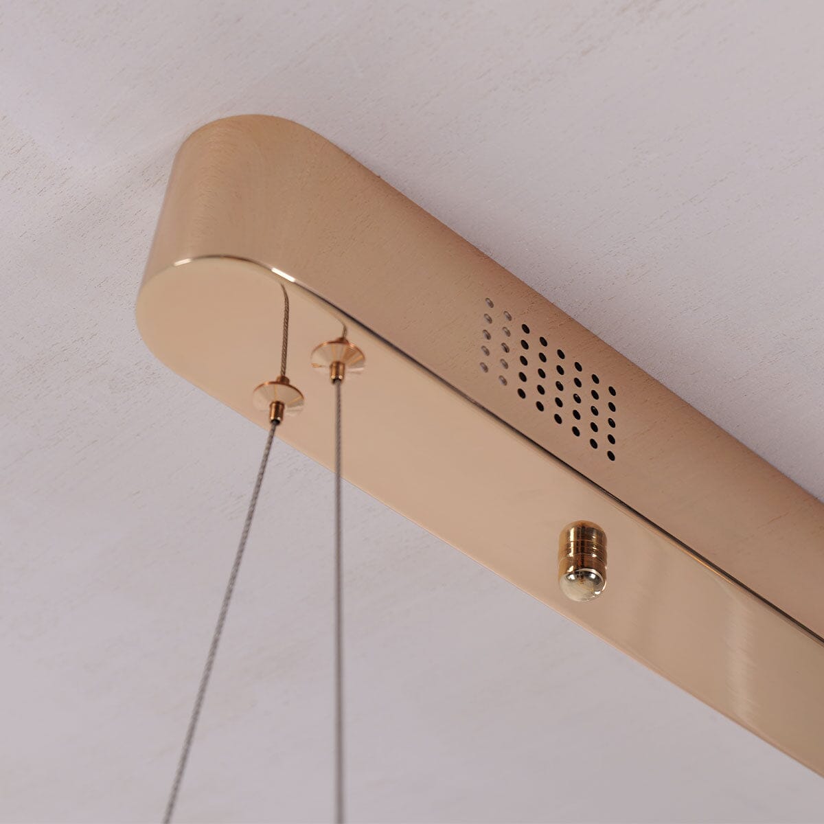 Lightsin Gold Crystal Ring LED Pendant Light Modern Chandelier Ceiling Lighting - House Comfort