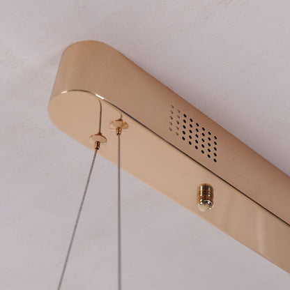 Lightsin Gold Crystal Ring LED Pendant Light Modern Chandelier Ceiling Lighting - House Comfort