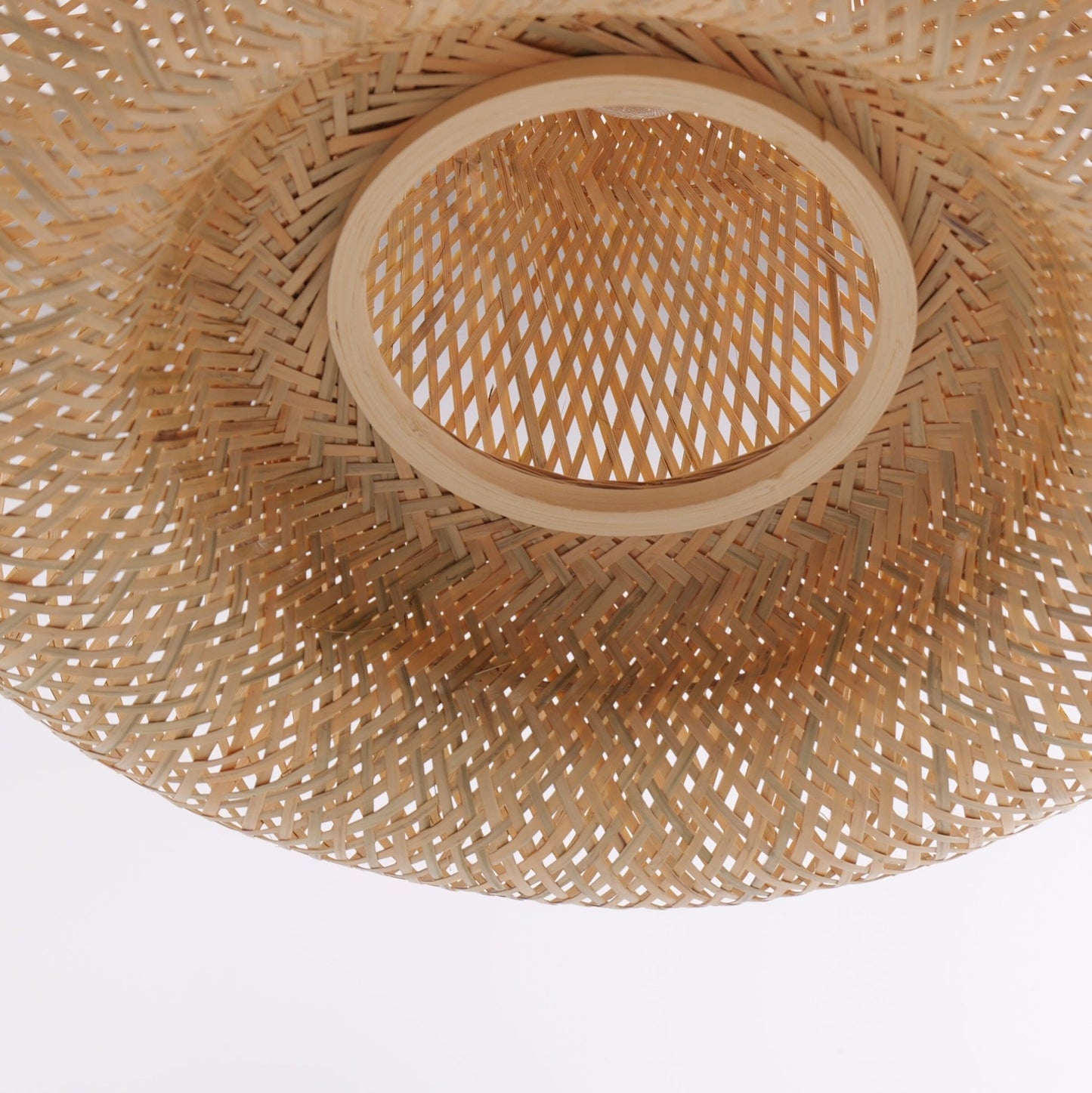 Lightsin Gourd Bamboo Pendant Light – Handwoven Eco - Friendly Ceiling Light for Living Room & Kitchen Decor - House Comfort