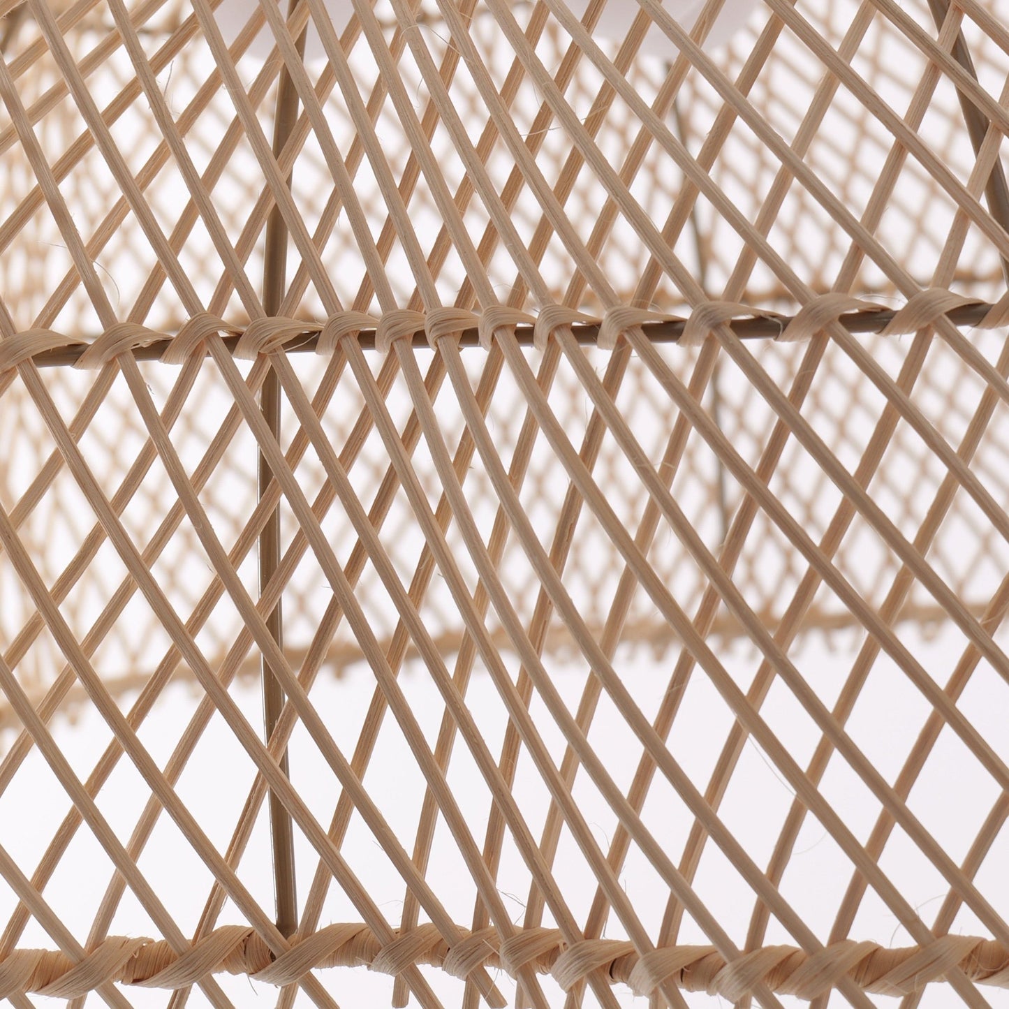 Lightsin Handcrafted Bamboo Rattan Pendant Light with Tranquil Umbrella Design - House Comfort