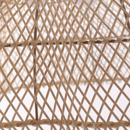 Lightsin Handcrafted Bamboo Rattan Pendant Light with Tranquil Umbrella Design - House Comfort