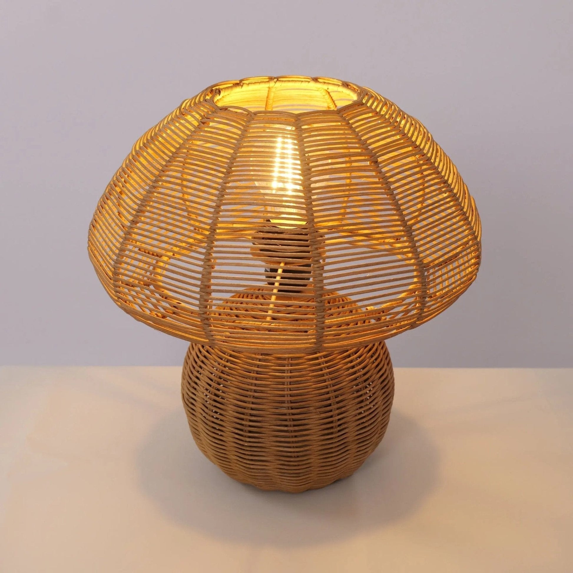 Lightsin Handcrafted Mushroom - Shaped Table Lamp for Home Decor - House Comfort