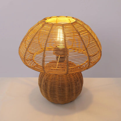 Lightsin Handcrafted Mushroom - Shaped Table Lamp for Home Decor - House Comfort