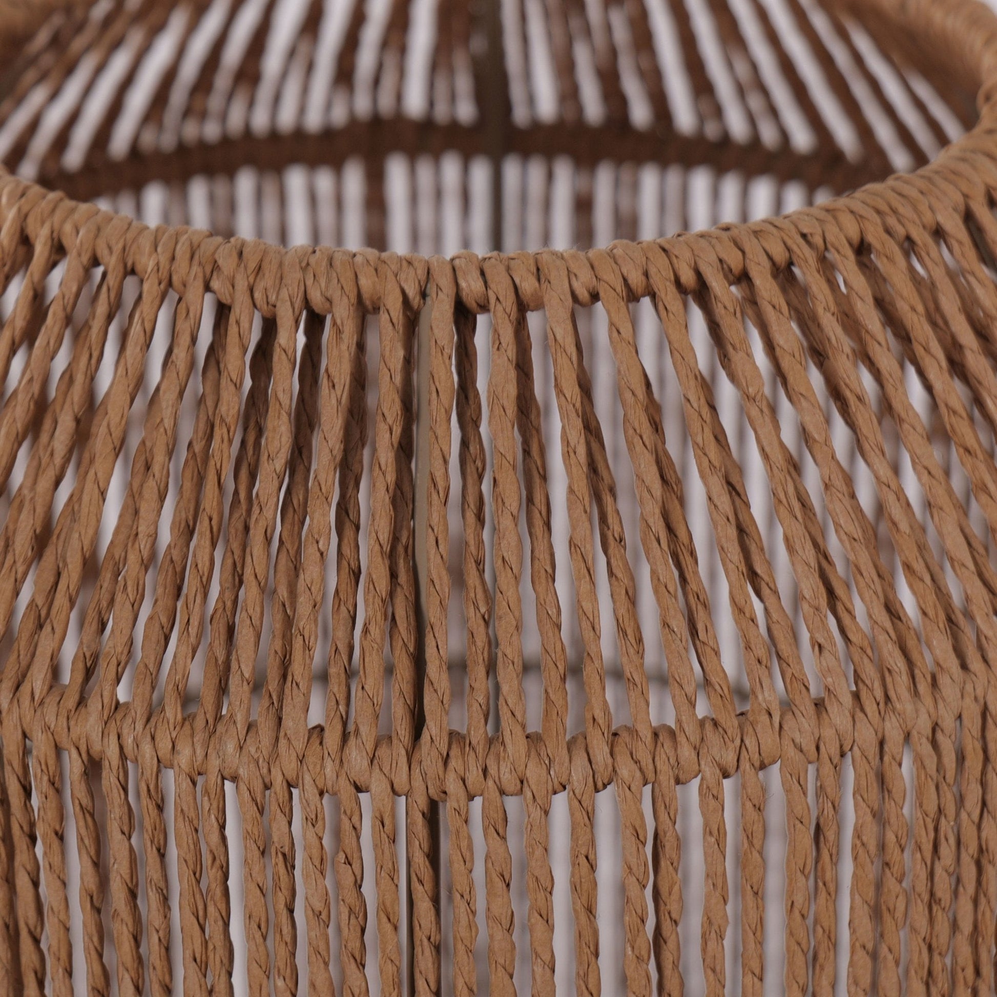 Lightsin Handcrafted Paper Rope Table Lamp Perfect for Living Rooms - House Comfort