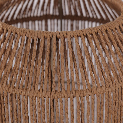 Lightsin Handcrafted Paper Rope Table Lamp Perfect for Living Rooms - House Comfort