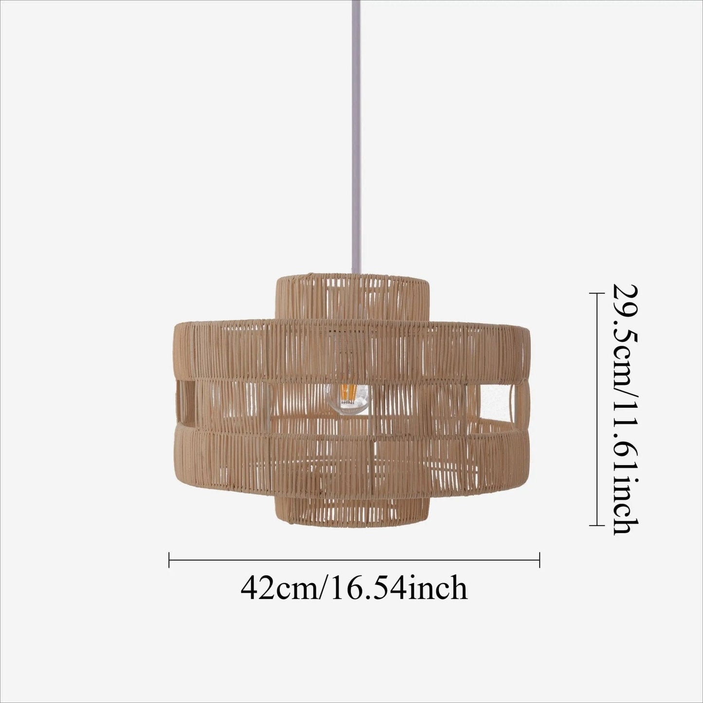 Lightsin Handcrafted Rattan Pendant Lamp for a Warm Touch - House Comfort