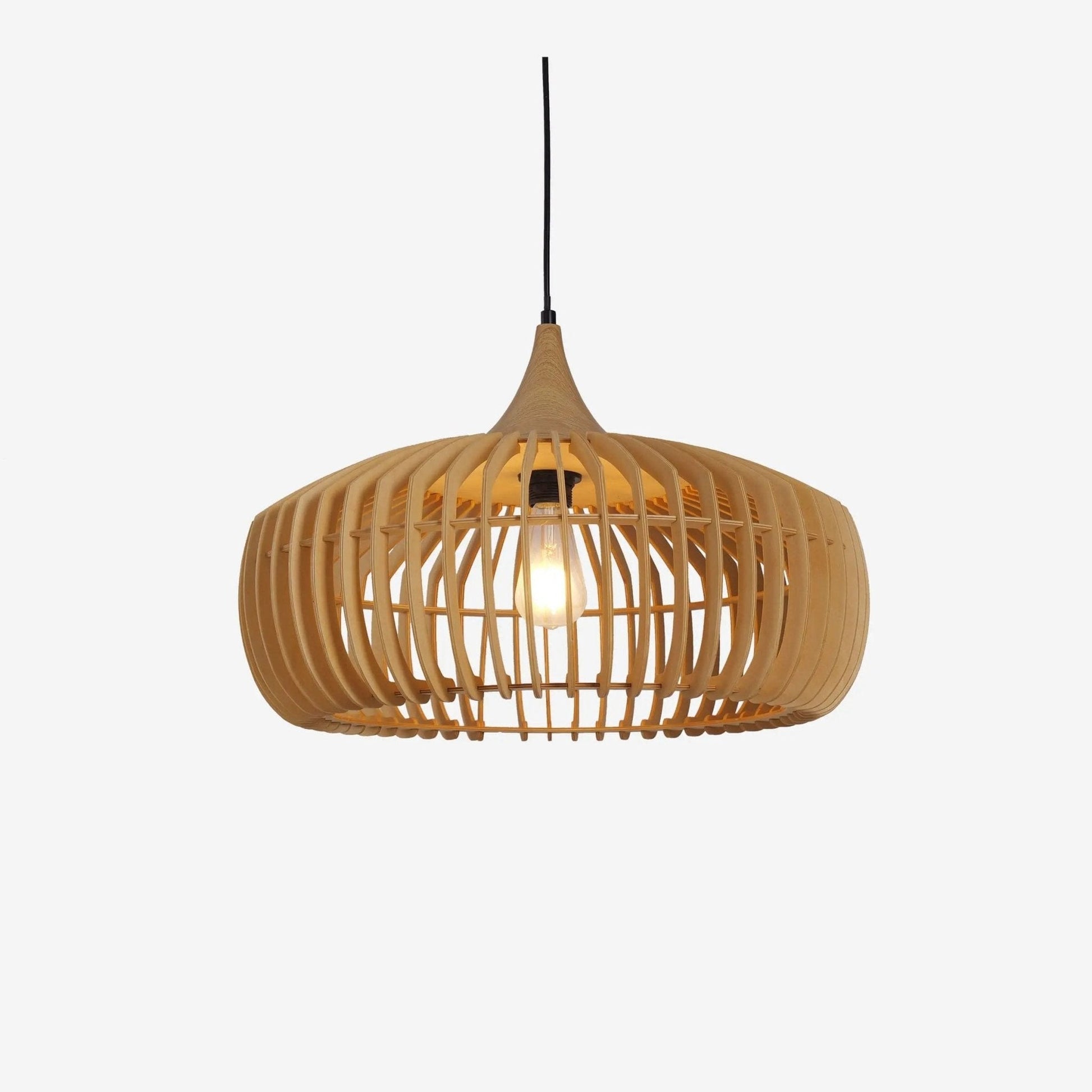 Lightsin Handcrafted Wood Pendant Light for Kitchen Island and Modern Interiors - House Comfort