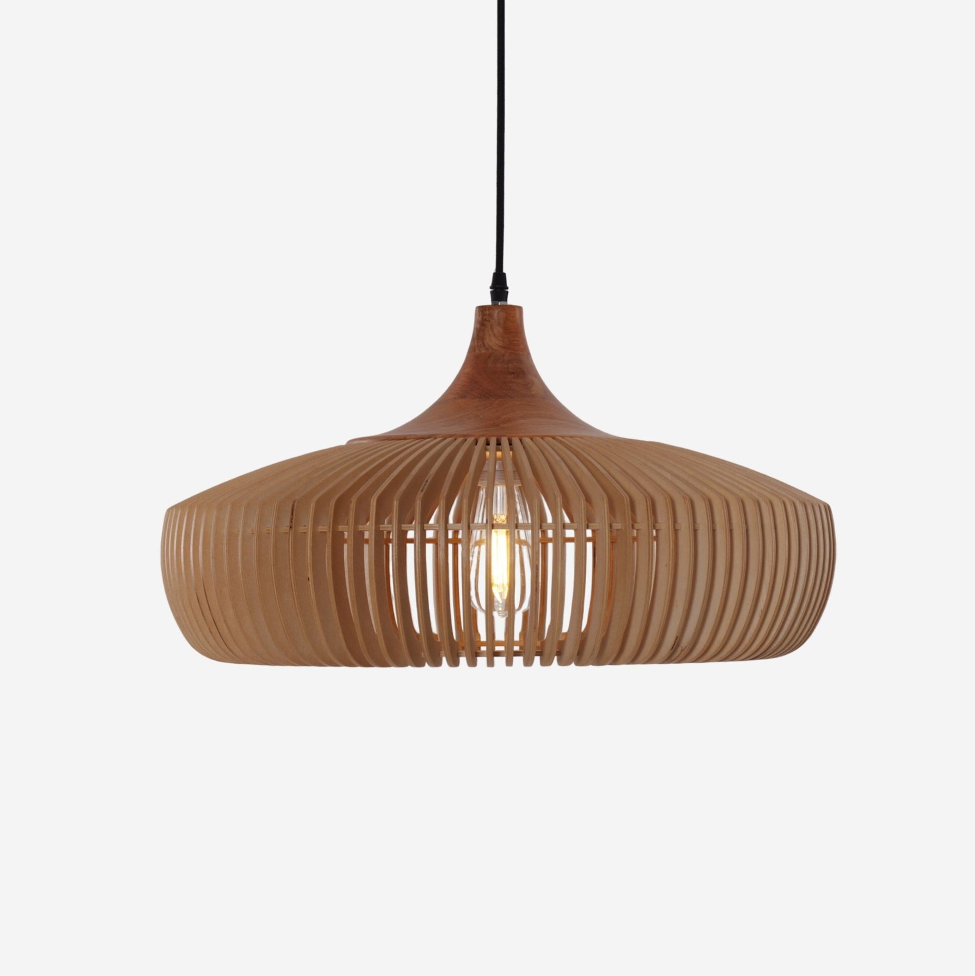 Lightsin Handcrafted Wooden Kitchen Pendant Light Fixtures - House Comfort