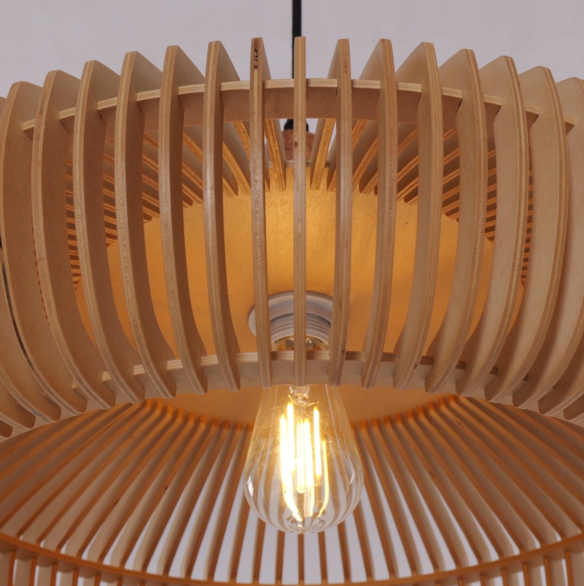 Lightsin Handcrafted Wooden Kitchen Pendant Light Fixtures - House Comfort