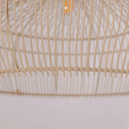 Lightsin Handwoven Gourd Shaped Rattan Pendant Light - House Comfort