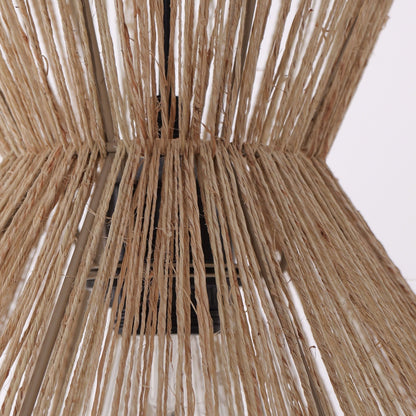 Lightsin Handwoven Paper Rope Pendant Light – Eco - Friendly Ceiling Fixture for Kitchen, Living Room & Bathroom - House Comfort