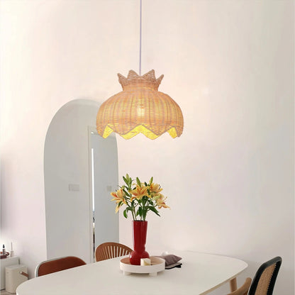 Lightsin Handwoven Paper Rope Pendant Light for a Natural & Cozy Ambiance - House Comfort