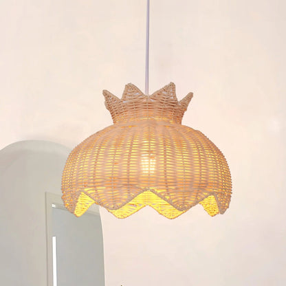 Lightsin Handwoven Paper Rope Pendant Light for a Natural & Cozy Ambiance - House Comfort