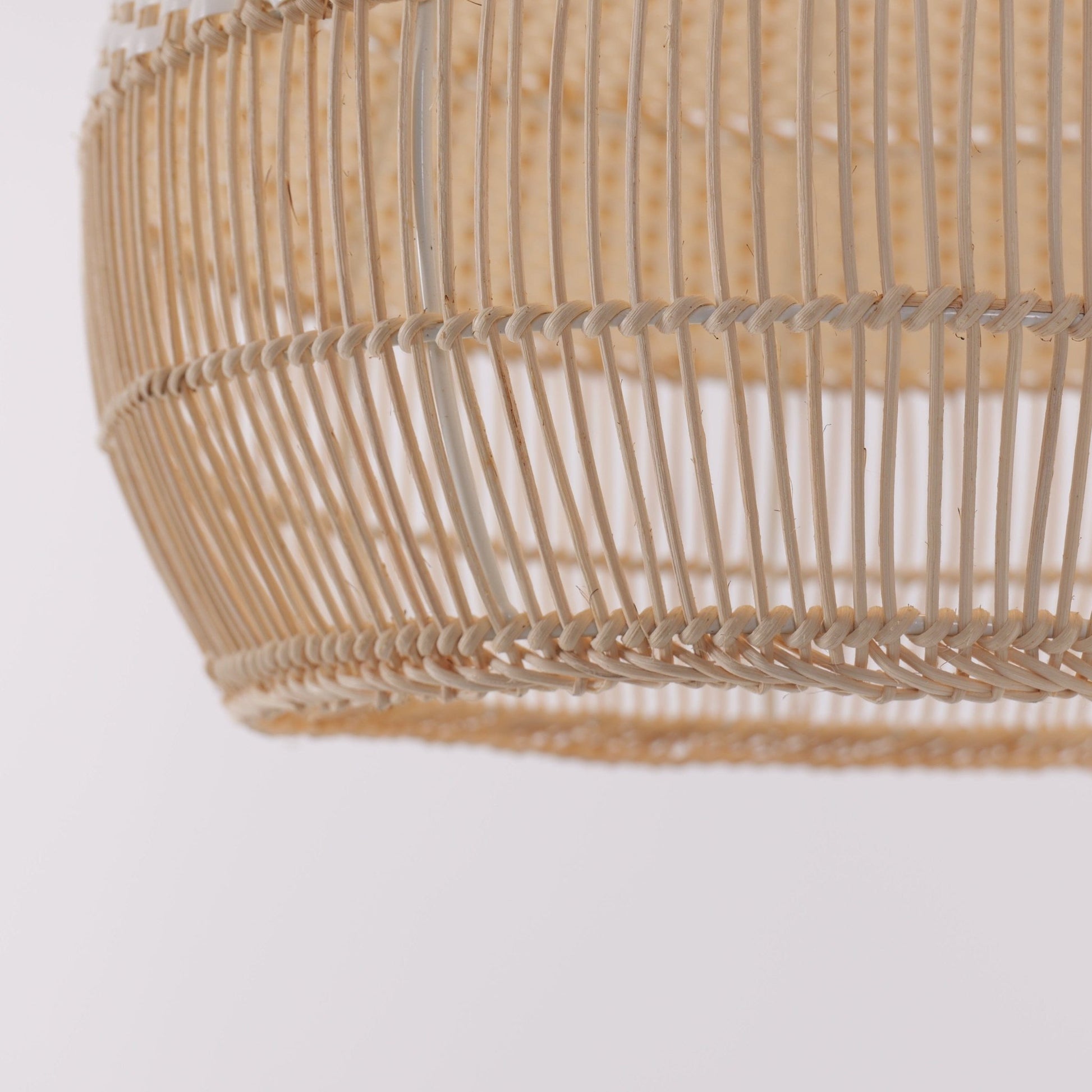 Lightsin Handwoven Rattan Pendant Light for Kitchen and Boho - Style Interiors - House Comfort