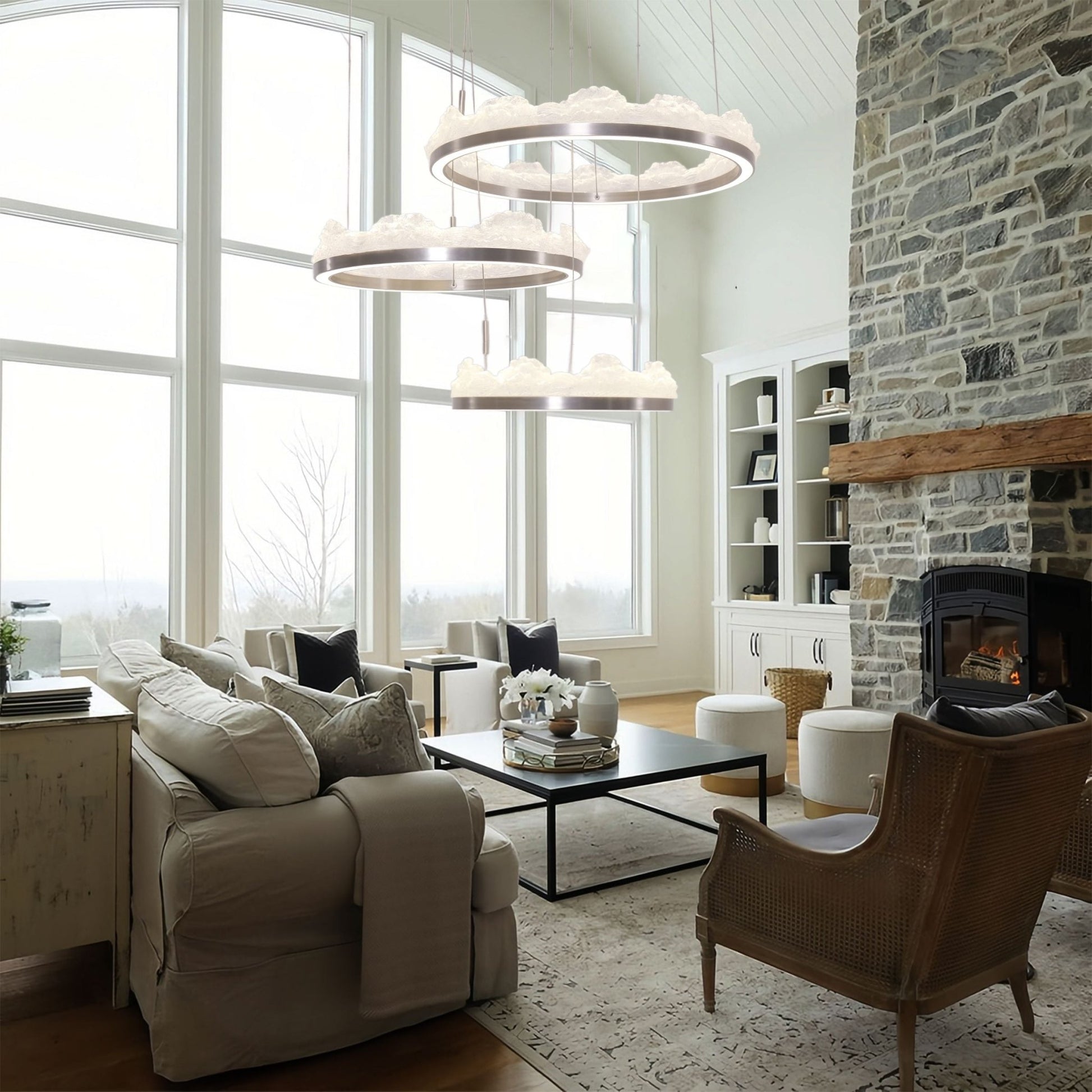 Lightsin High - End Nordic Aluminum Pendant Light with Dimmable Function - House Comfort