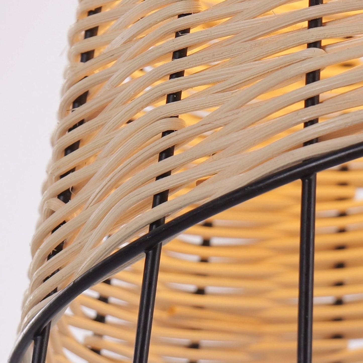 Lightsin Lantern - Inspired Rattan Ceiling Light for Cozy Natural Elegance - House Comfort