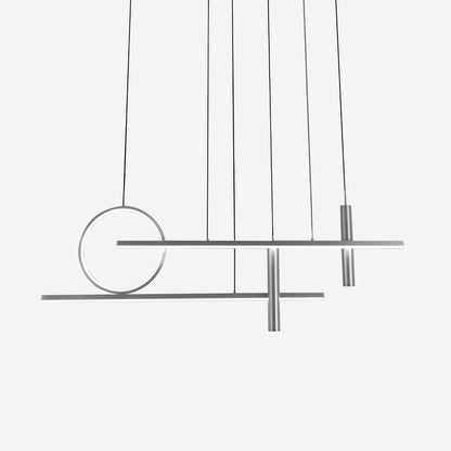 Lightsin LED Modern Linear Geometric Metal Pendant Light - House Comfort