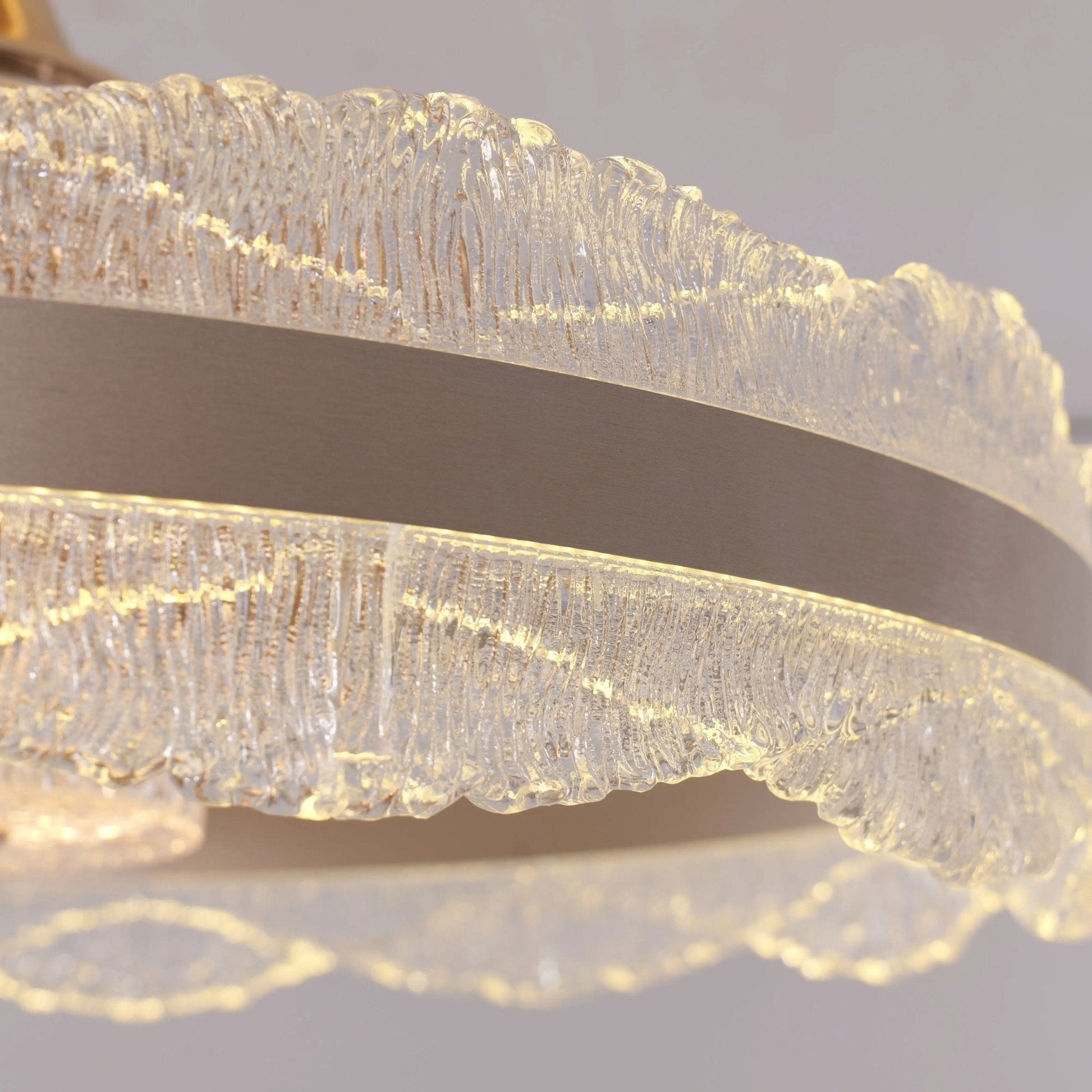 Lightsin Luxury Gold Frame LED Ceiling Fan Light with Retractable Blades - House Comfort