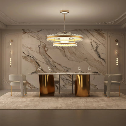 Lightsin Metal Minimalist Acrylic Fan Light with Adjustable Colour Temperature - House Comfort