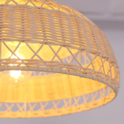 Lightsin Minimalist Bamboo Cone Ceiling Light - House Comfort