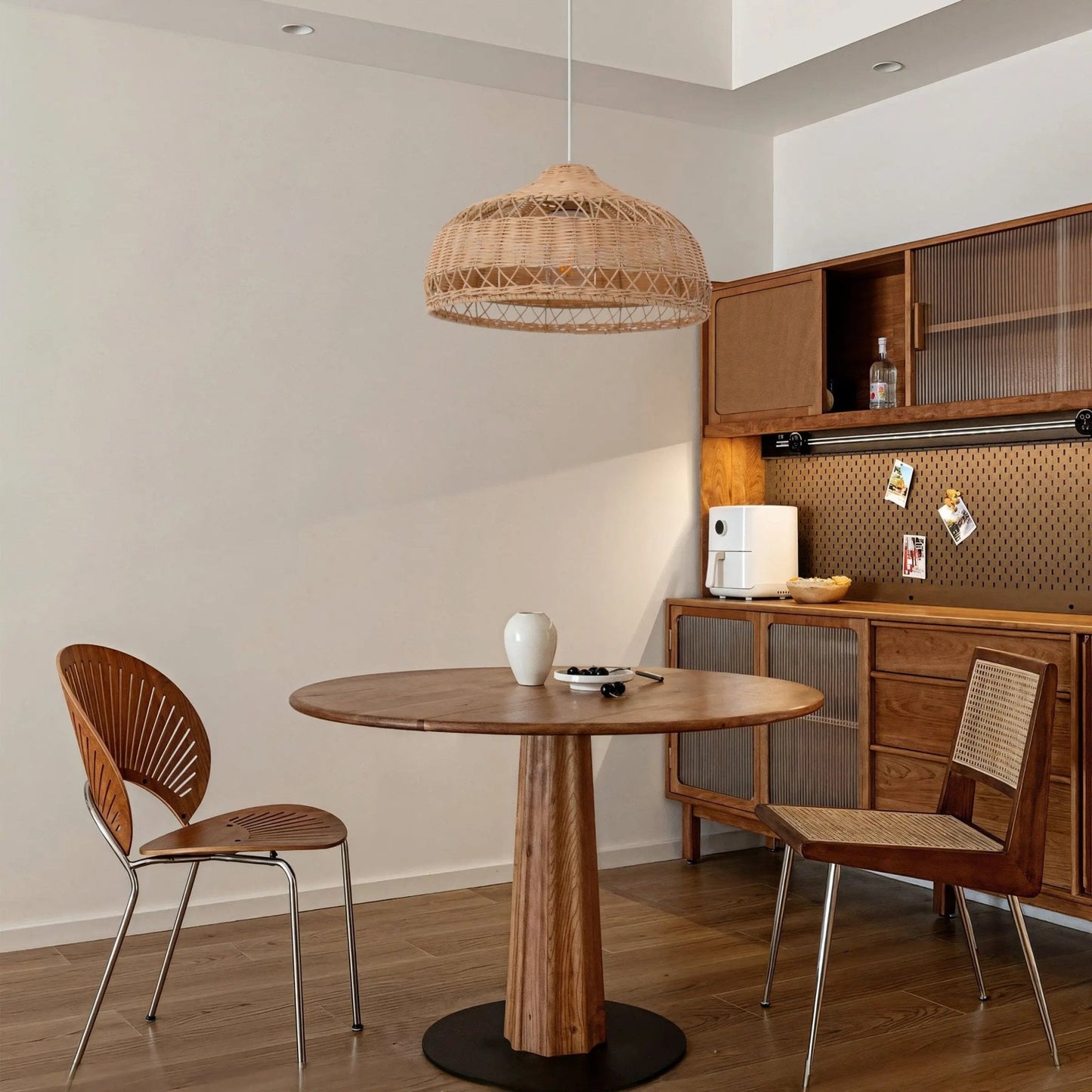 Lightsin Minimalist Bamboo Cone Ceiling Light - House Comfort