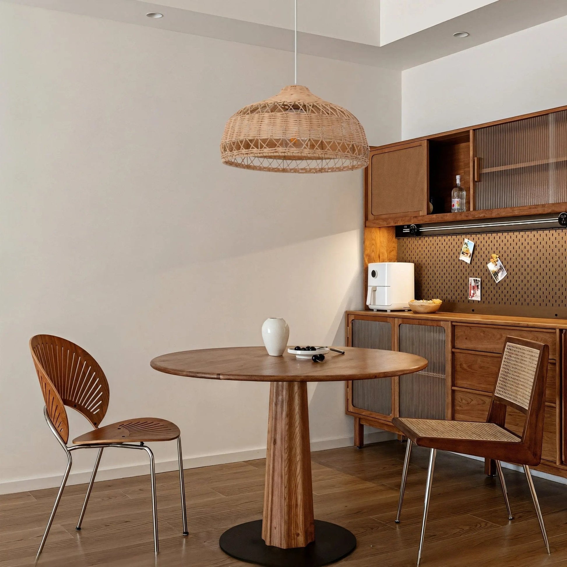 Lightsin Minimalist Bamboo Cone Ceiling Light - House Comfort