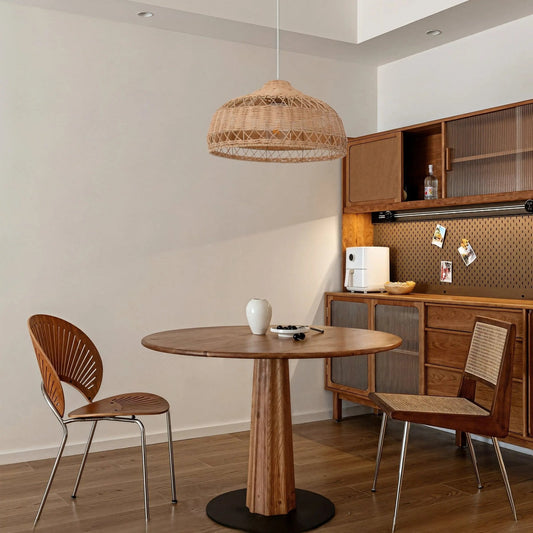 Lightsin Minimalist Bamboo Cone Ceiling Light - House Comfort