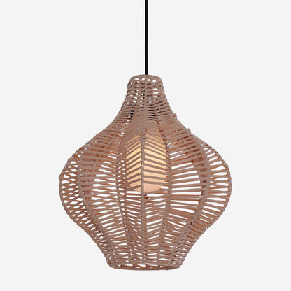 Lightsin Minimalist Handmade Wooden Rattan Pendant Light - House Comfort