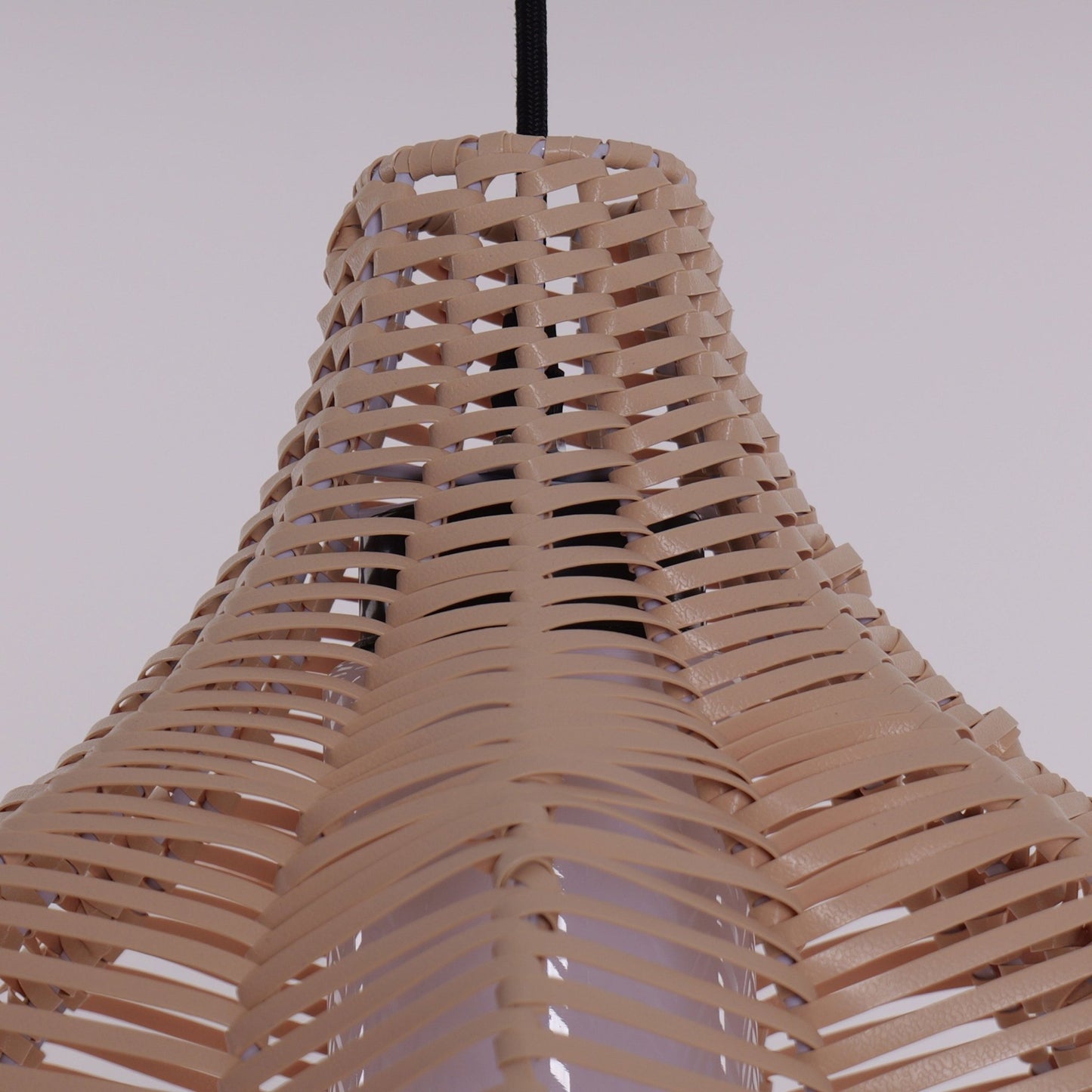 Lightsin Minimalist Handmade Wooden Rattan Pendant Light - House Comfort