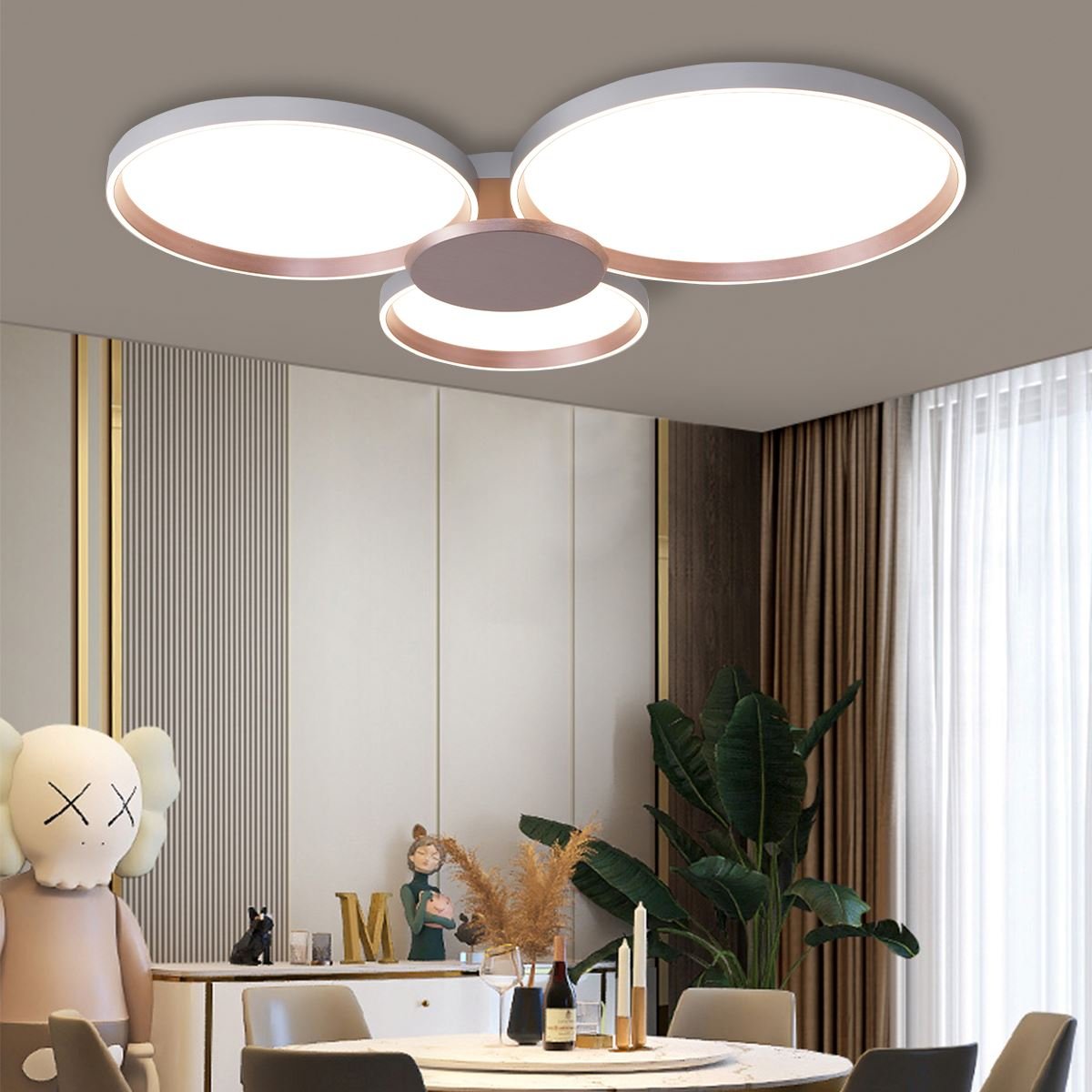 Lightsin Minimalist LED Ceiling Light for Living Room and Bedroom - House Comfort