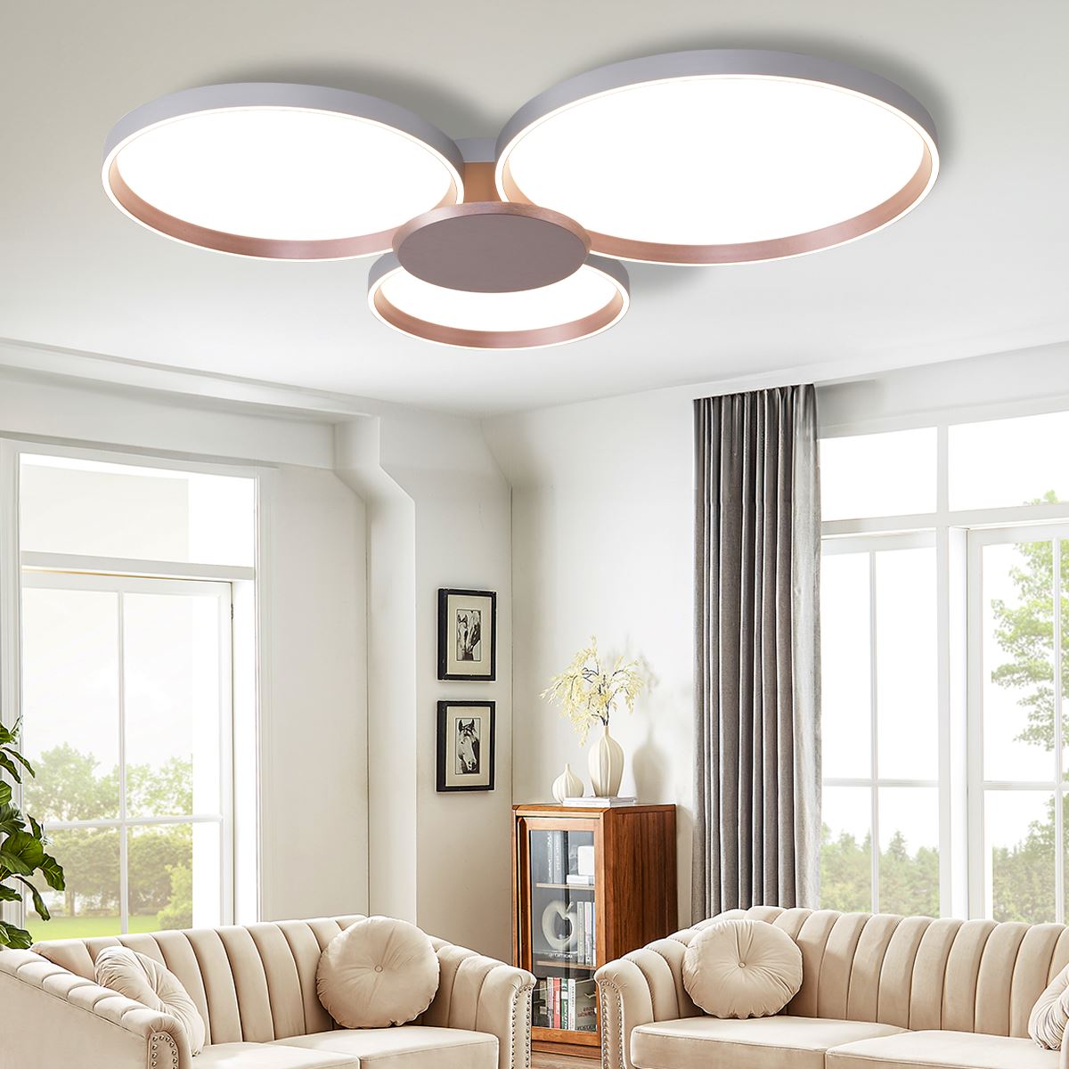 Lightsin Minimalist LED Ceiling Light for Living Room and Bedroom - House Comfort