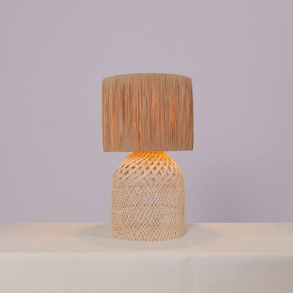 Lightsin Minimalist style Rattan Table Lamps for Cozy Living Spaces - House Comfort