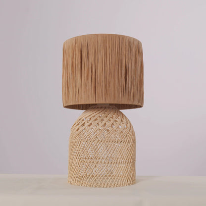 Lightsin Minimalist style Rattan Table Lamps for Cozy Living Spaces - House Comfort