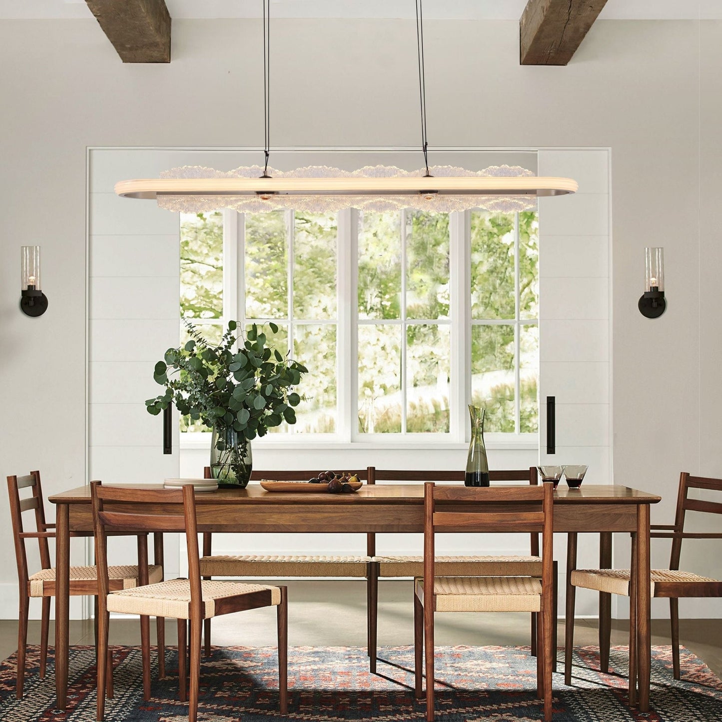 Lightsin Modern Aluminum and Acrylic Pendant Light for Dining Room Ceiling - House Comfort