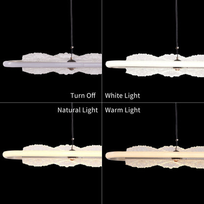 Lightsin Modern Aluminum and Acrylic Pendant Light for Dining Room Ceiling - House Comfort