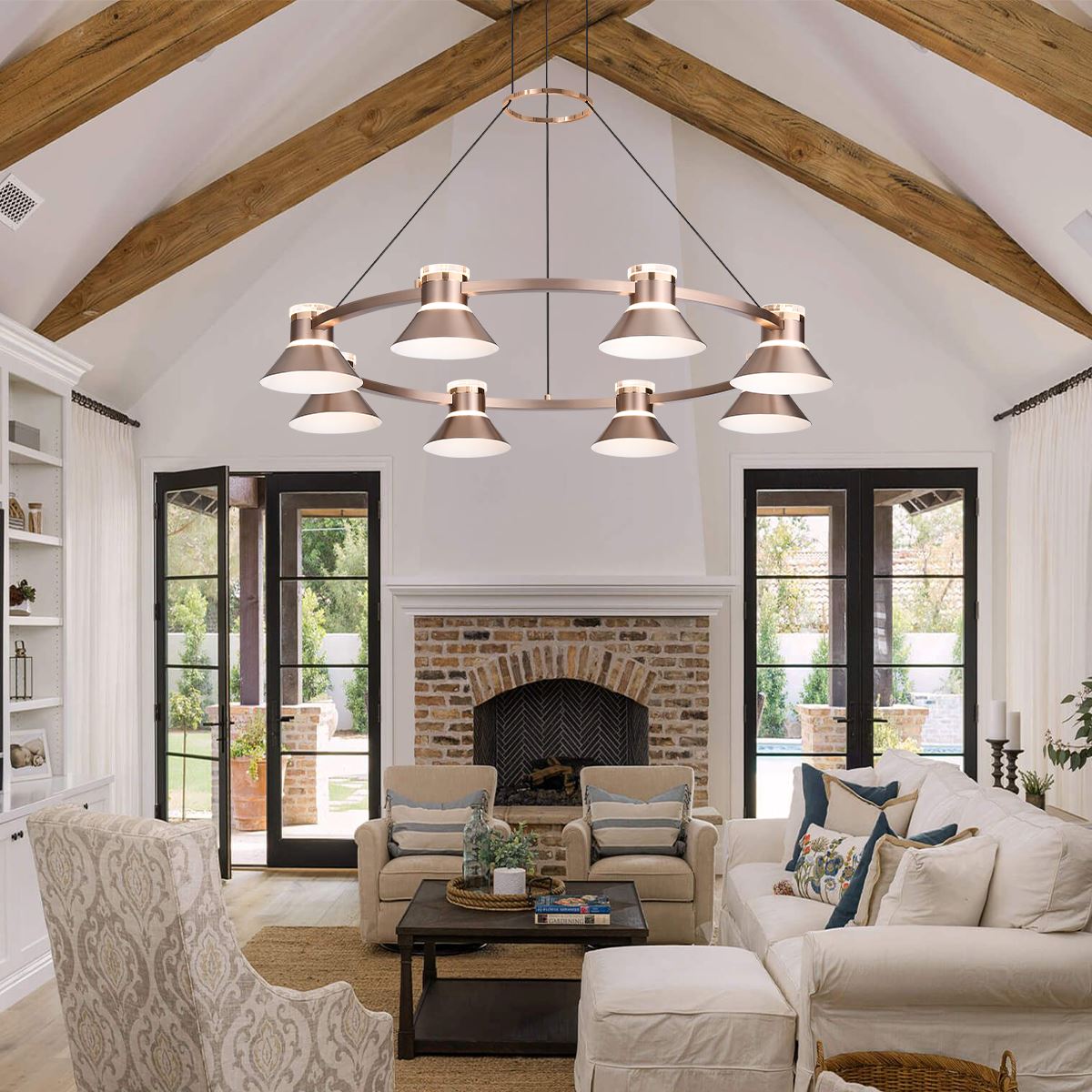 Lightsin Modern Aluminum LED Pendant Light with 3 - Colour Changing - House Comfort