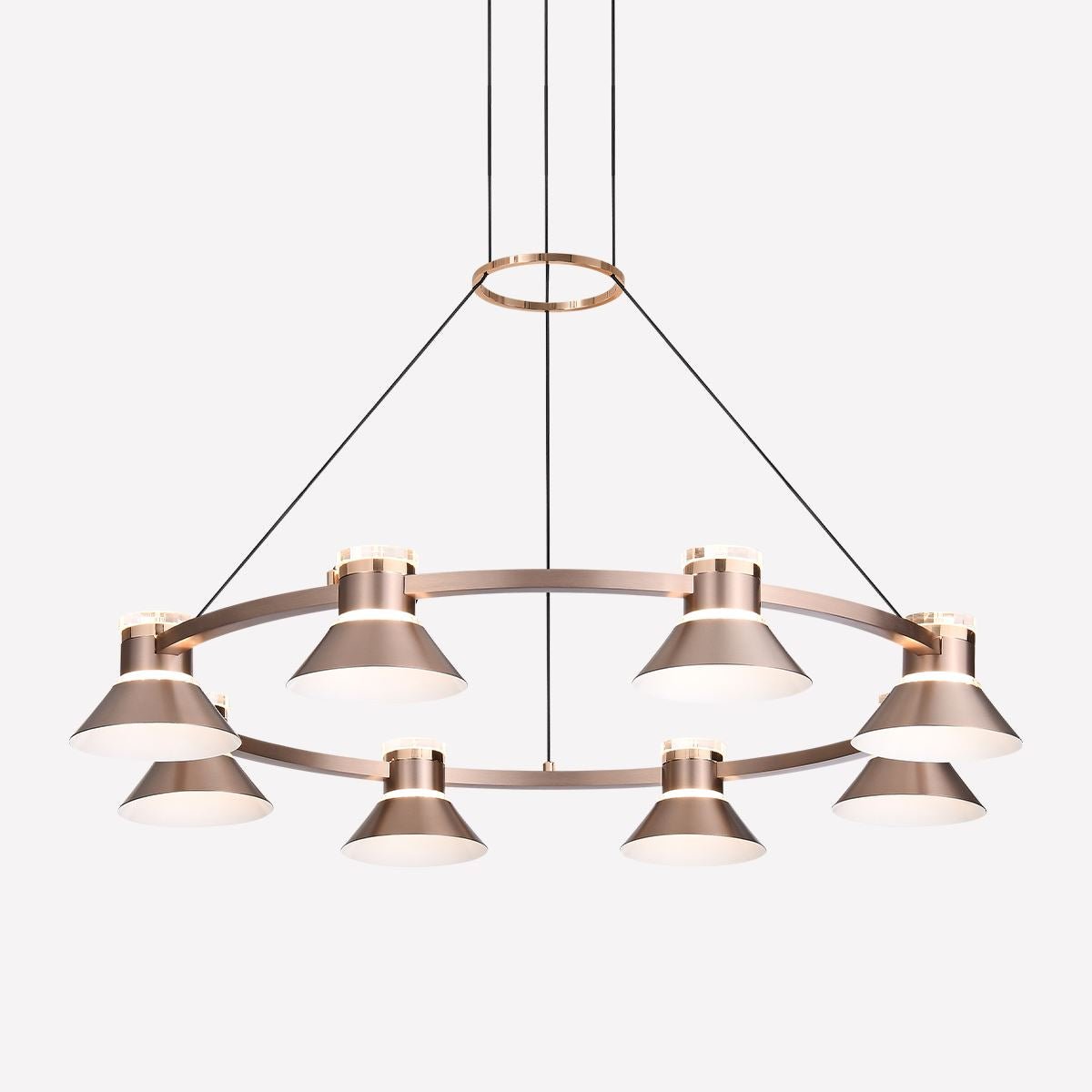 Lightsin Modern Aluminum LED Pendant Light with 3 - Colour Changing - House Comfort