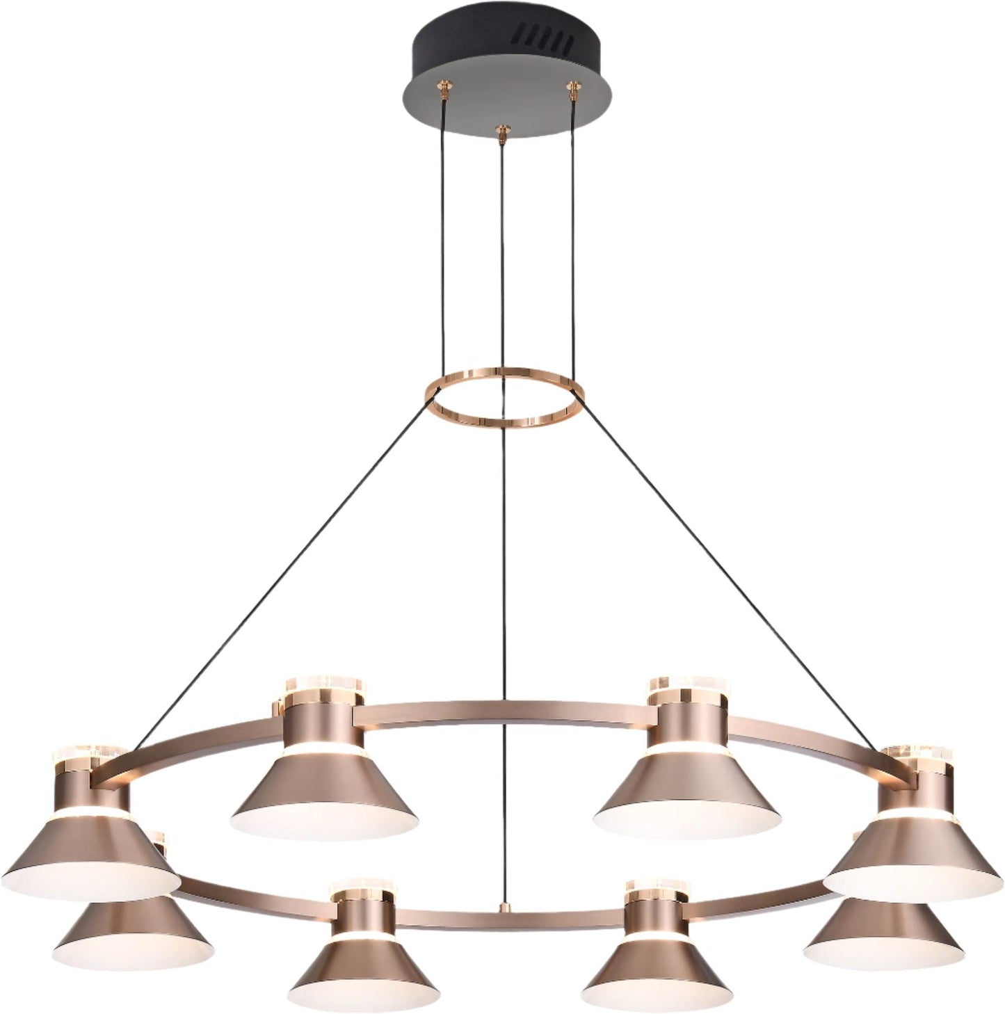 Lightsin Modern Aluminum LED Pendant Light with 3 - Colour Changing - House Comfort